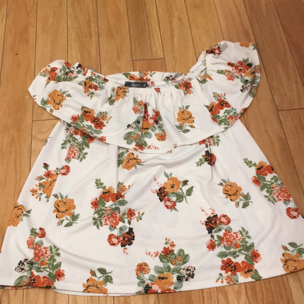 Off the shoulder shirt